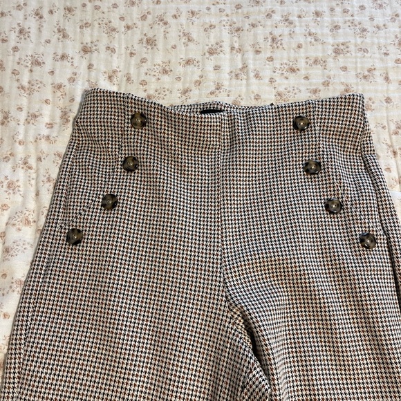 Express rust orange and black wide leg pants - Picture 2 of 8